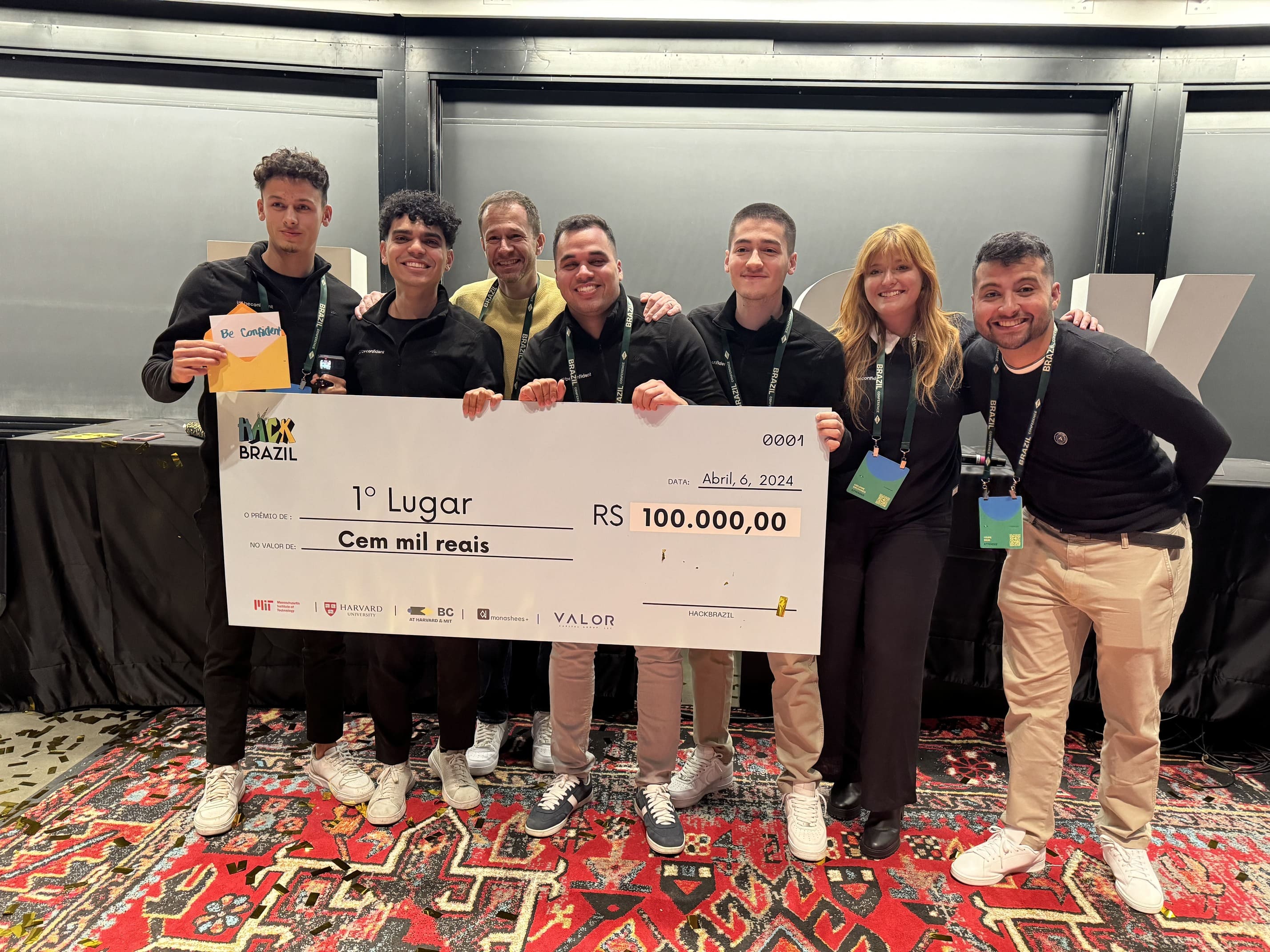 Registros da equipe BeConfident em eventos e premiações